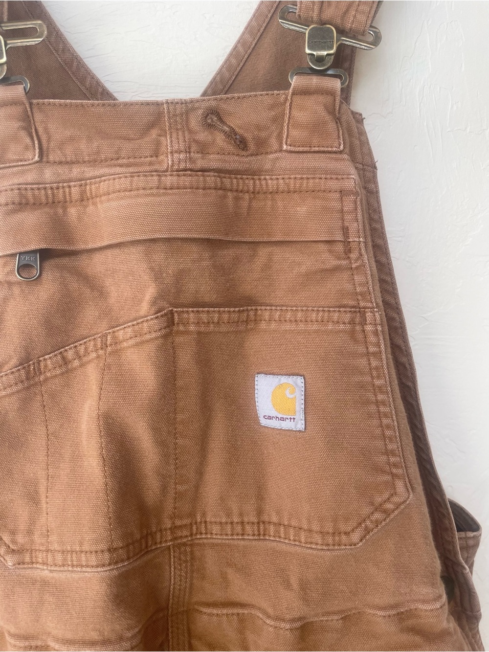 CARHARRT Ashland Bib Overalls OR6001 Brown S 4-6 - Picture 5 of 16